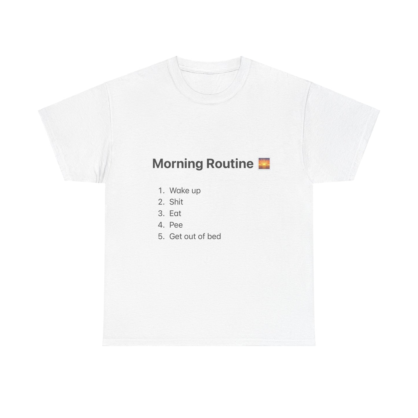 "Alpha Morning Routine" T-shirt