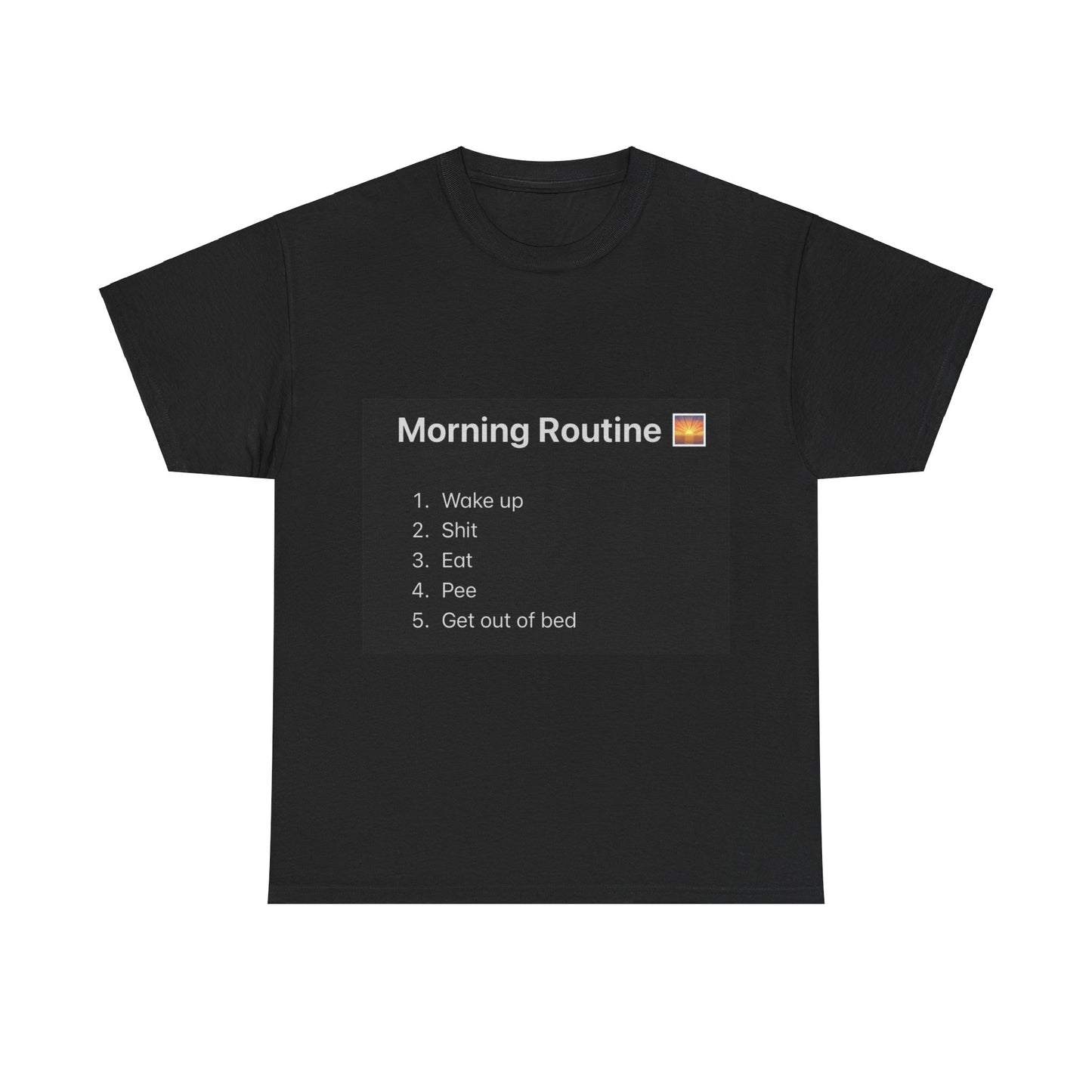 "Alpha Morning Routine" T-shirt